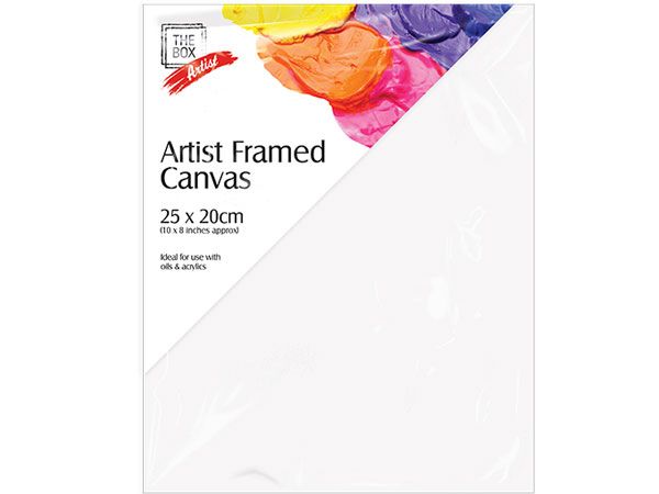 The Box Artist Framed Stretched Canvas Size 8'' x 10''